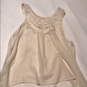 White Sheer Flowy Spring Top